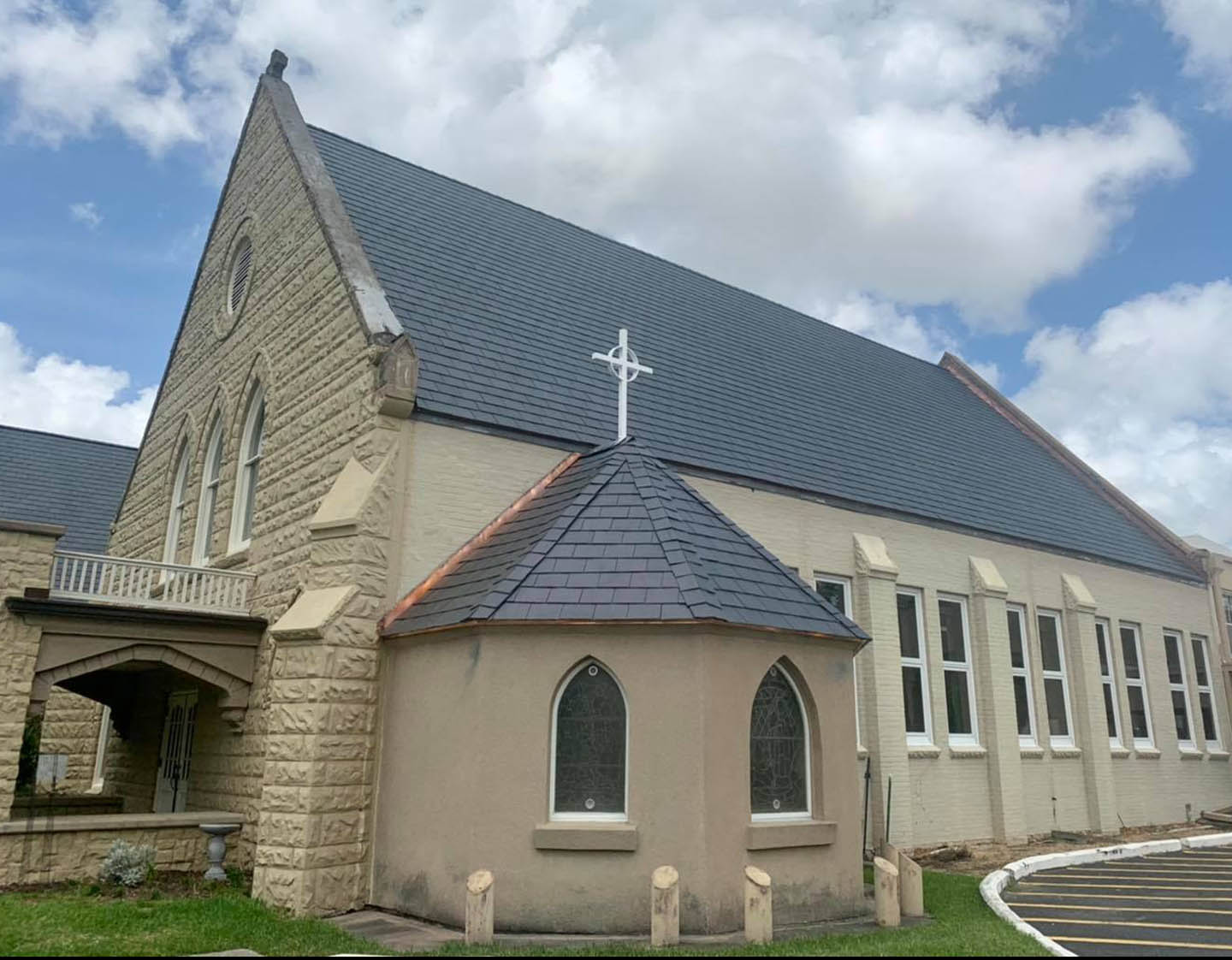 storm damage to local church